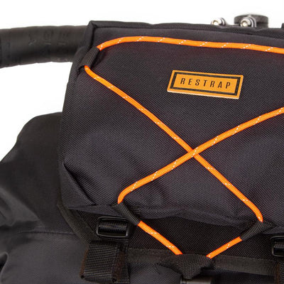 Restrap Handlebar Bag - Black/Orange - Cyclop.in