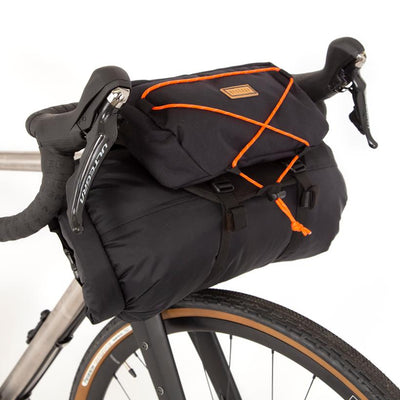 Restrap Handlebar Bag - Black/Orange - Cyclop.in