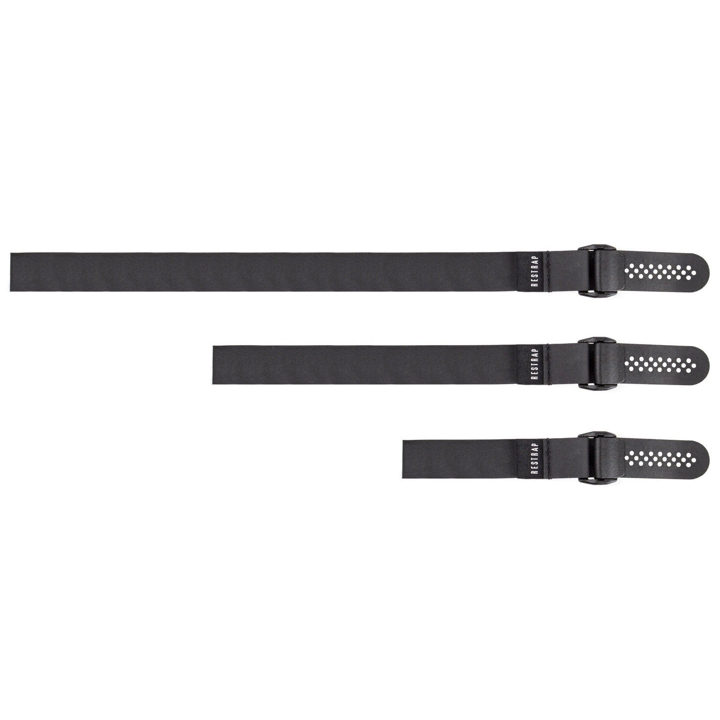 Restrap Fast Straps Mix Pack - Black - Pack of 3 - Cyclop.in