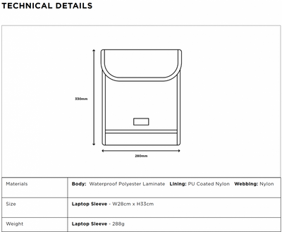 Restrap Laptop Sleeve - Black - Cyclop.in