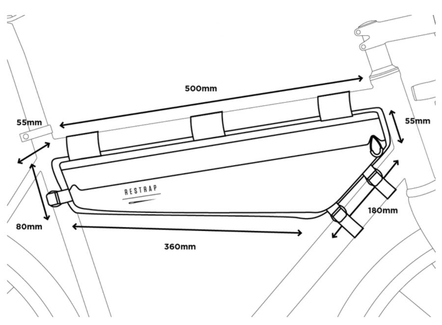 Restrap Race Frame Bag - Large - Cyclop.in