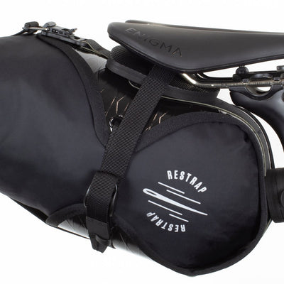 Restrap Race Saddle Bag - Black - 7 Litres - Cyclop.in