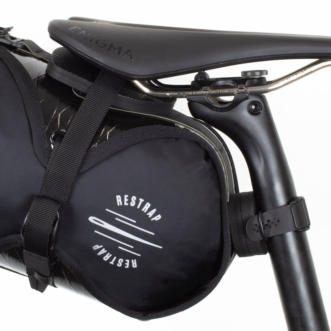 Restrap Race Saddle Bag - Black - 7 Litres - Cyclop.in