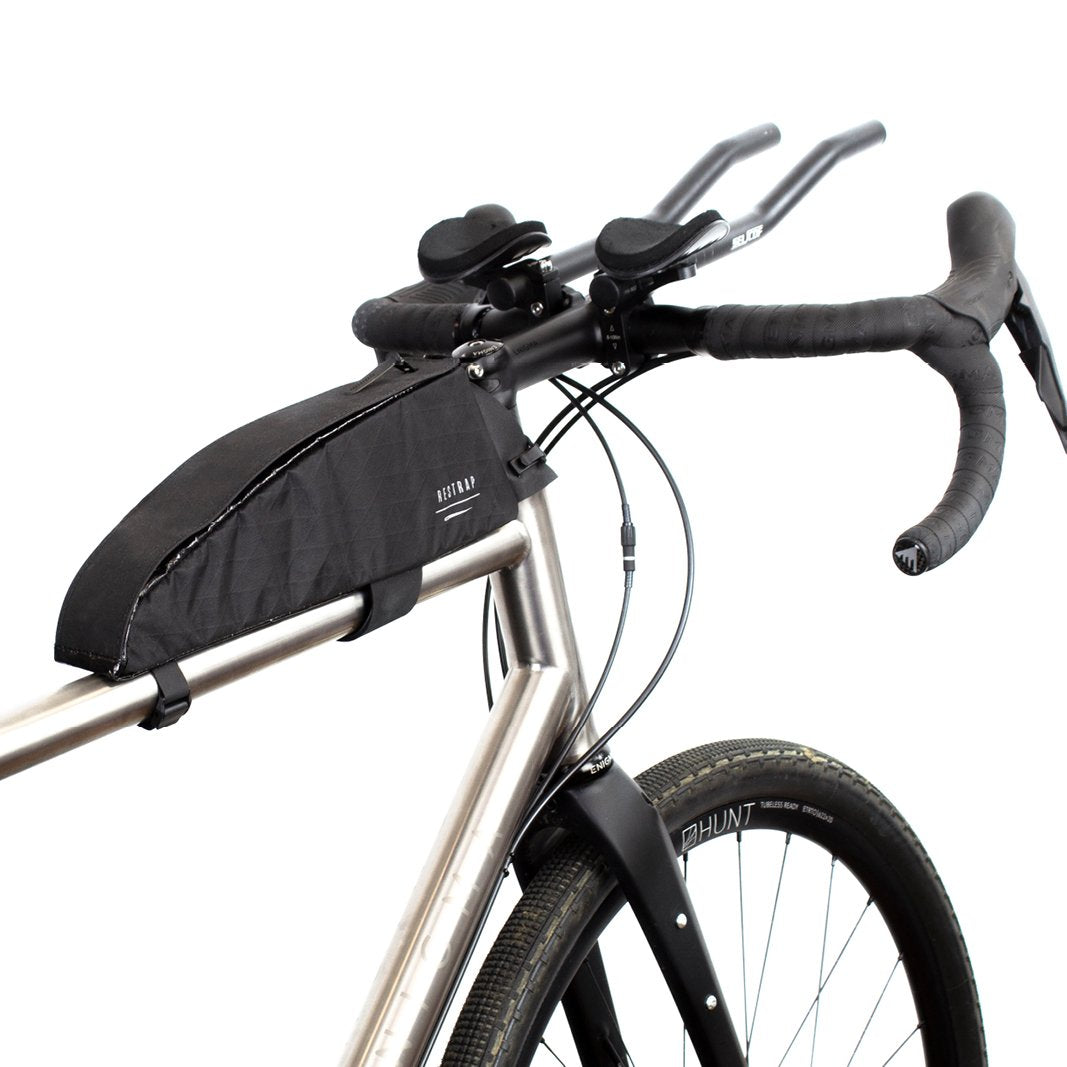 Restrap Race Top Tube Bag - Black - Cyclop.in