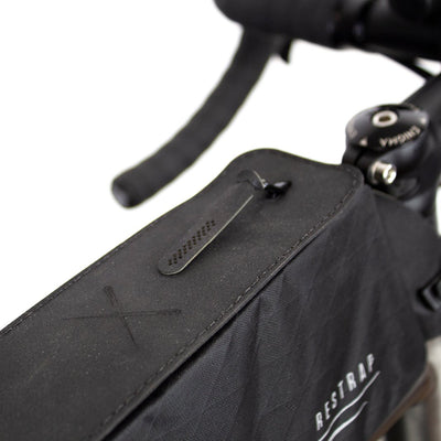 Restrap Race Top Tube Bag - Black - Cyclop.in