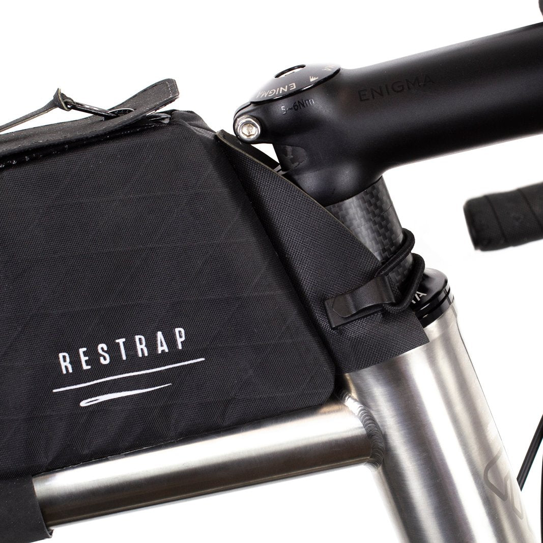 Restrap Race Top Tube Bag - Black - Cyclop.in