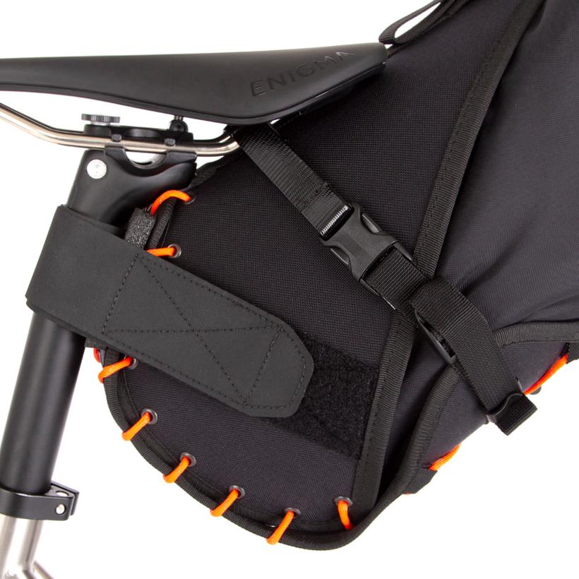 Restrap Saddle Bag - Black/Orange - Cyclop.in