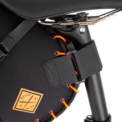 Restrap Saddle Bag - Black/Orange - Cyclop.in