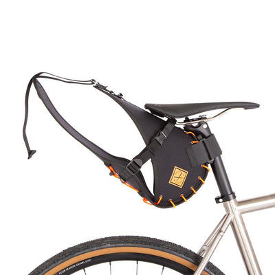 Restrap Saddle Bag - Black/Orange - Cyclop.in