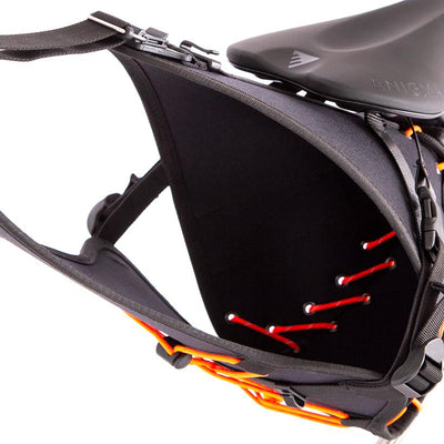 Restrap Saddle Bag - Black/Orange - Cyclop.in