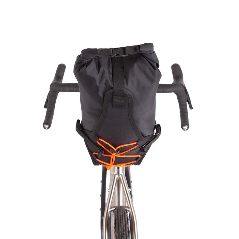 Restrap Saddle Bag - Black/Orange - Cyclop.in