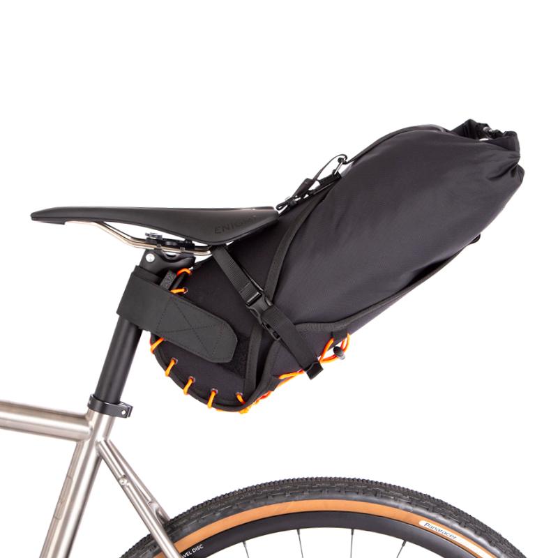 Restrap Saddle Bag - Black/Orange - Cyclop.in