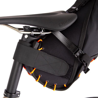 Restrap Saddle Bag - Black/Orange - Cyclop.in