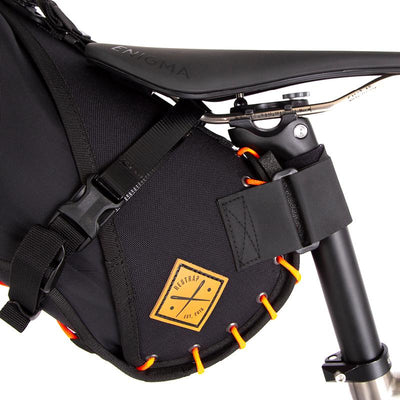 Restrap Saddle Bag - Black/Orange - Cyclop.in