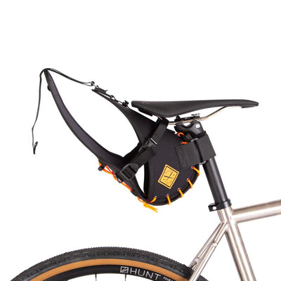 Restrap Saddle Bag - Black/Orange - Cyclop.in