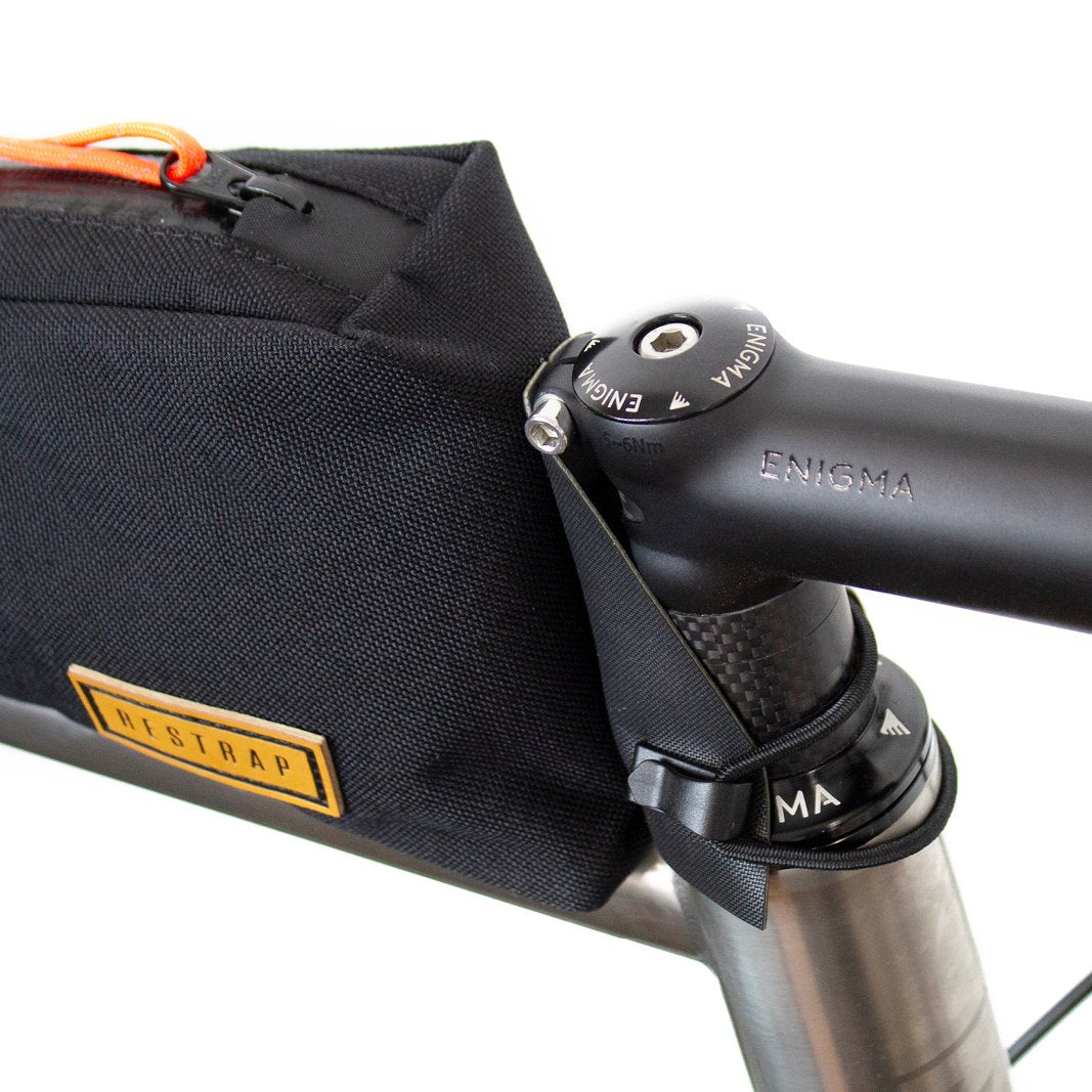 Restrap Bolt - on Top Tube Bag - Black - Cyclop.in