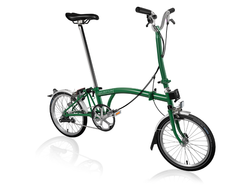 Brompton C-Line Utility Folding Bike - Cyclop.in