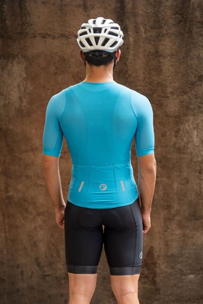 Apace Podium-Fit Mens Cycling Jersey - Ocean Blue - Cyclop.in