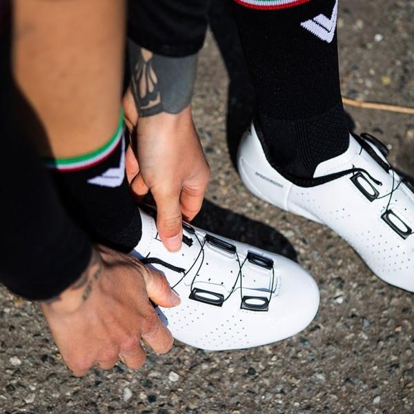 Vittoria Road Cycling Shoes Nylon Sole Alise White - Cyclop.in