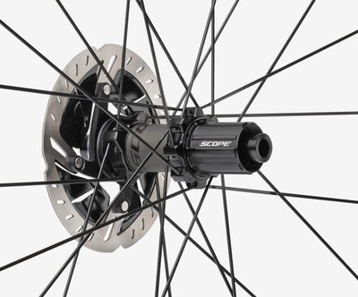 Scope S5 Aero Carbon Tubeless Disc Brake Wheel - Shimano/Sram - Black - Cyclop.in