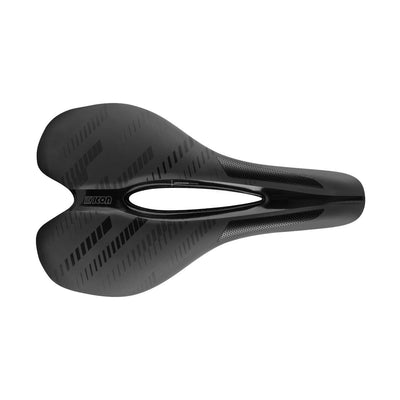 Scicon Mens Elan Short Nose Power Ergo Design Saddle - Black - Cyclop.in