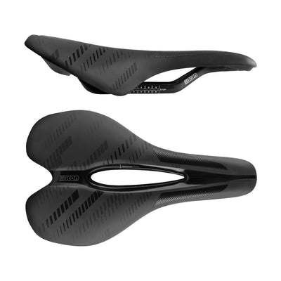 Scicon Mens Elan Short Nose Power Ergo Design Saddle - Black - Cyclop.in