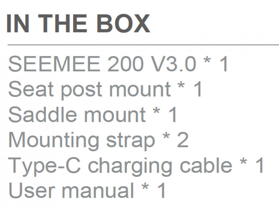 Magicshine SEEMEE 200 V3.0 Smart Rear Light - 200 Lumens - Cyclop.in