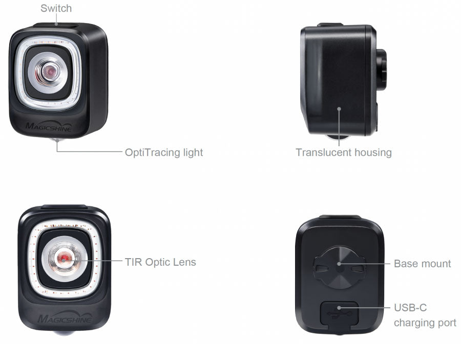 Magicshine SEEMEE 200 V3.0 Smart Rear Light - 200 Lumens - Cyclop.in