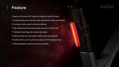 Magicshine SEEMEE 30TL Rear Light - 30 Lumens - Cyclop.in