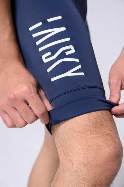 Baisky Mens Endurance Bib Shorts with Vion Insert Pads - Endurance Blue - Cyclop.in