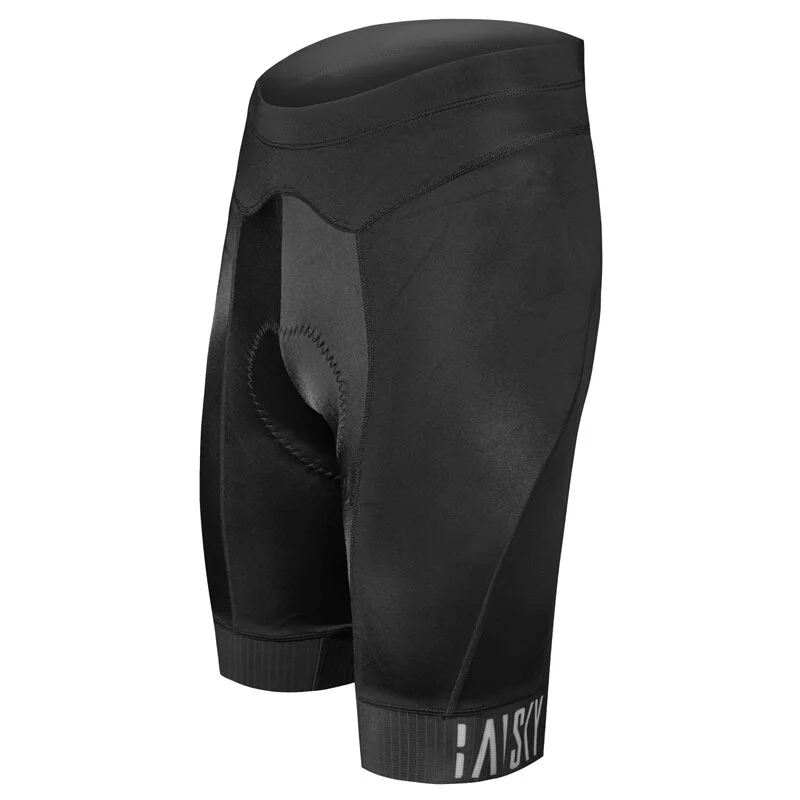 Baisky Mens Endurance Shorts with Vion Insert Pads - Simple Black - Cyclop.in