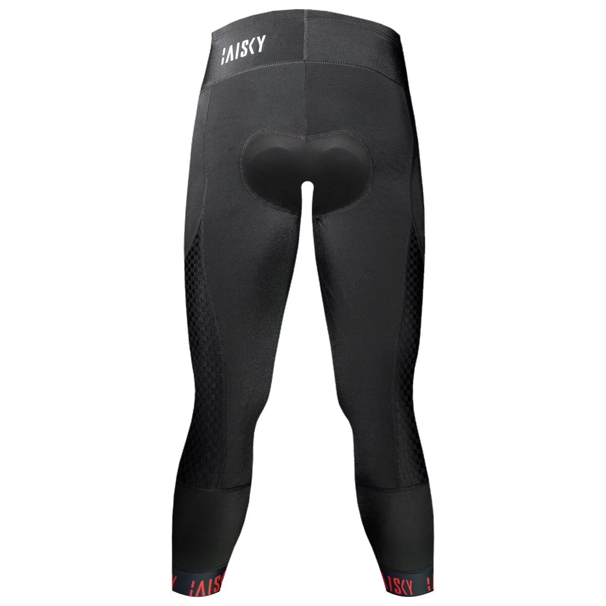 Baisky Mens Endurance Cropped tights with Vion Insert Pads - Windblown Black - Cyclop.in