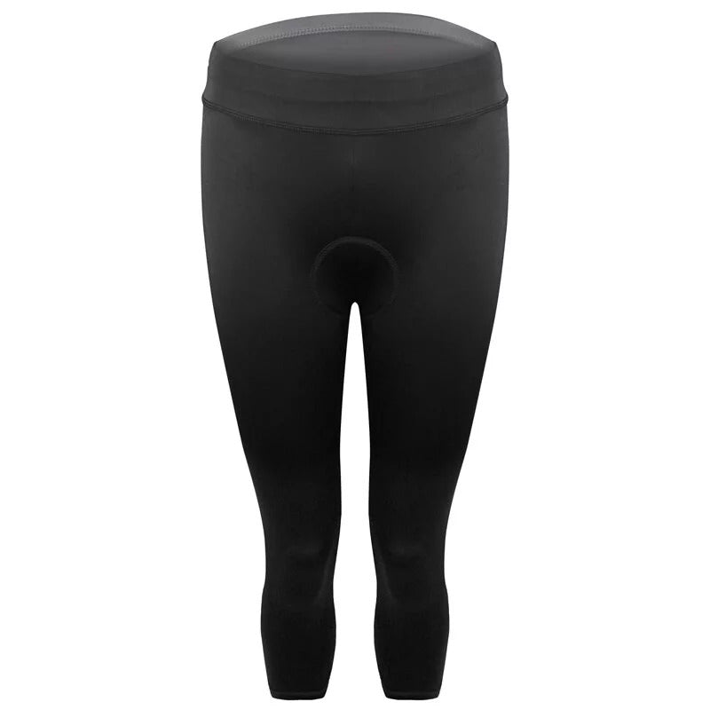Baisky Bicycle Womens Cropped Tights TRMB780 - Roselle Black - Cyclop.in