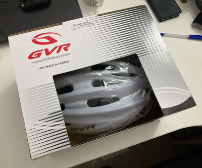 GVR Bicycle Solid White Adult Helmet With Visor B203VSDML-WHT - Cyclop.in