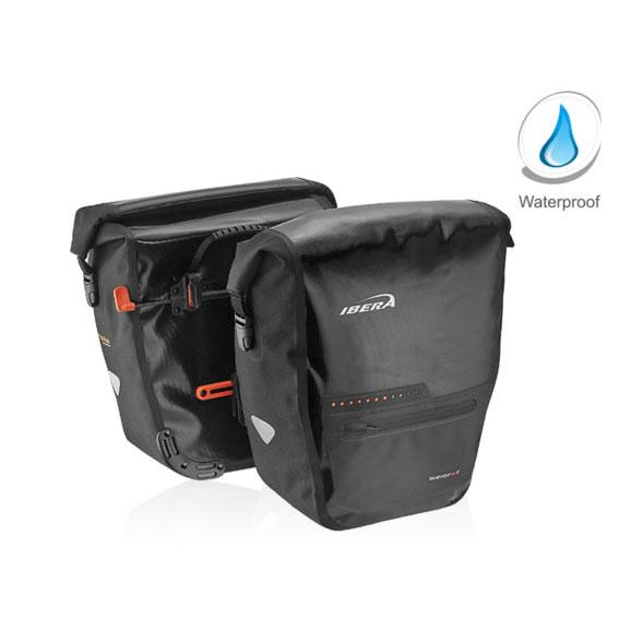 Ibera Waterproof PakRak Panniers 1 Piece - Orange - Cyclop.in