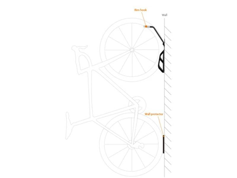 Ibera Bicycle Wall Hanger IB-ST3SL - Cyclop.in