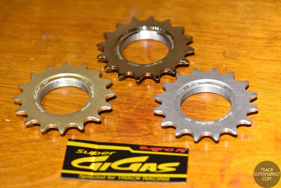 Sugino Track Cogs Gigas Alloy Silver 15-T - Cyclop.in