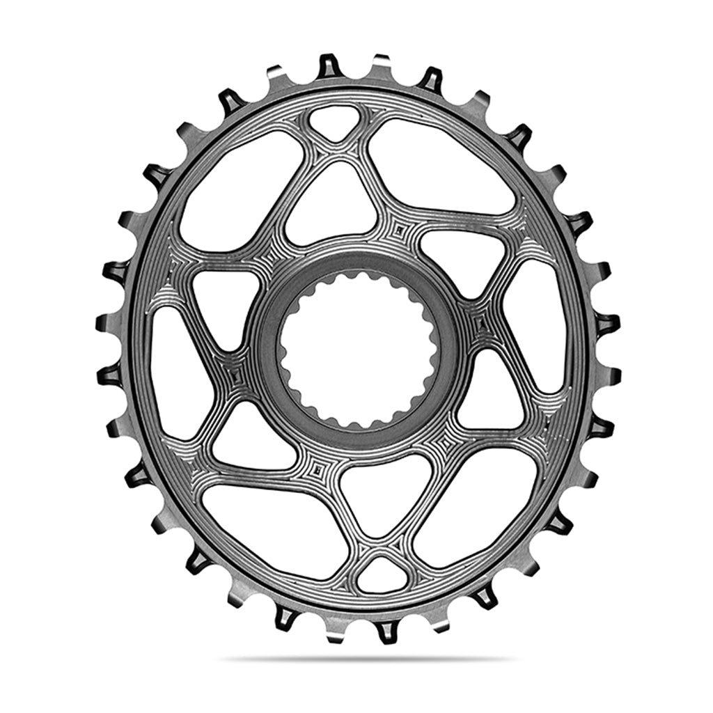 Absolute Black Oval MTB Chainring - 1X Shimano Direct Mount - HG+ 12 Speed - Cyclop.in
