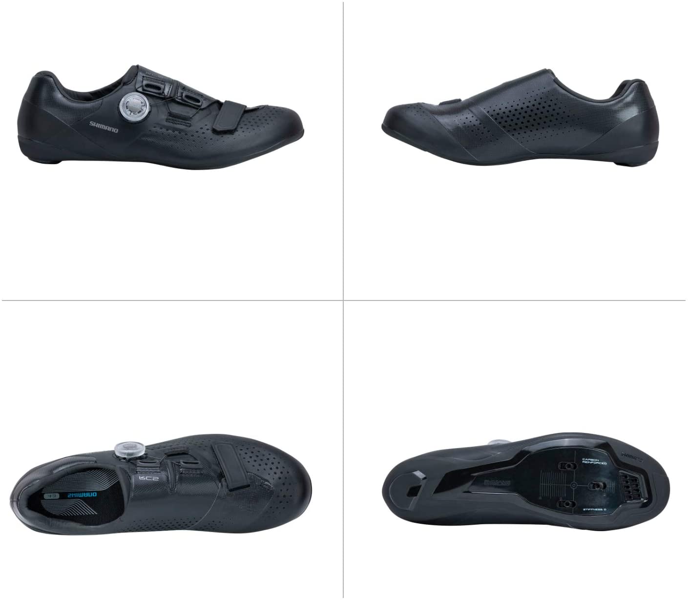 Buy Shimano Shoes Road SH RC500 Black Cyclop.in