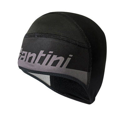 Santini XF Wind Protection Underhelmet - Black - Cyclop.in