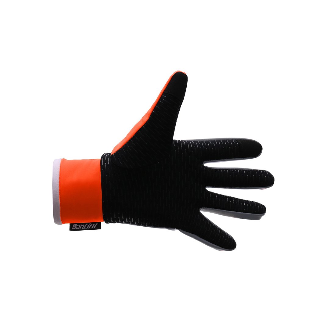 Santini H2O Vega Full Gloves - Flashy Orange - Cyclop.in