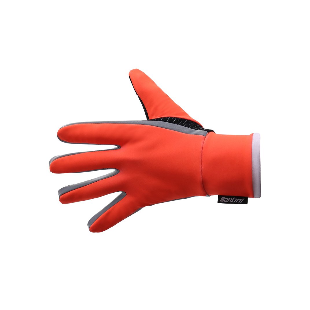 Santini H2O Vega Full Gloves - Flashy Orange - Cyclop.in