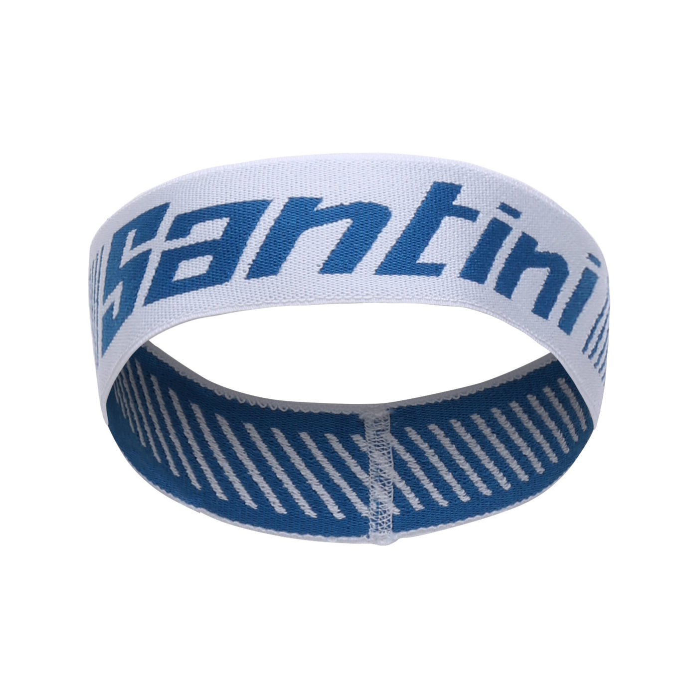 Santini Cotton Sweatband (White) - Cyclop.in