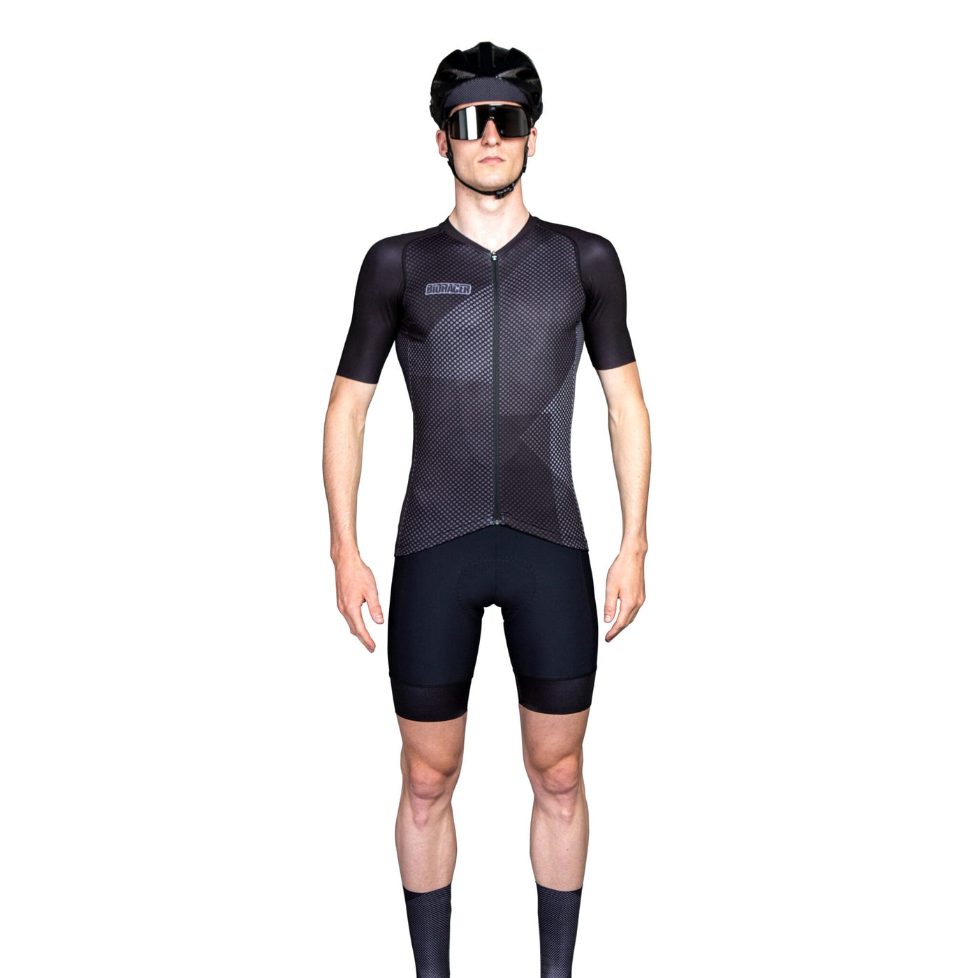 Bioracer Men's Spitfire Jersey - Black Blitzz - Cyclop.in