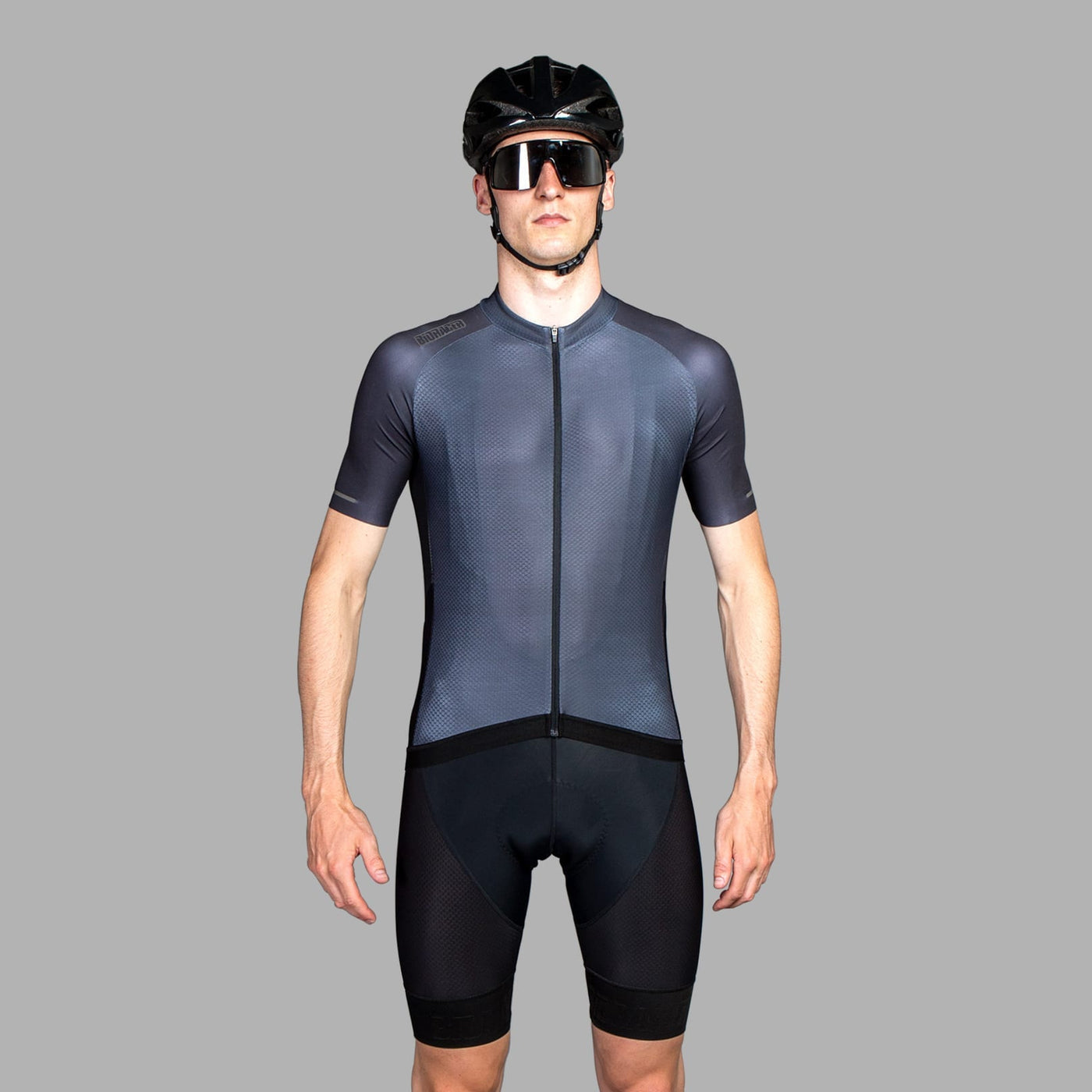 Bioracer Men's Sprinter ColdBlack Jersey - Grey - Cyclop.in