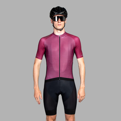 Bioracer Men's Sprinter ColdBlack Jersey - Bordeaux - Cyclop.in