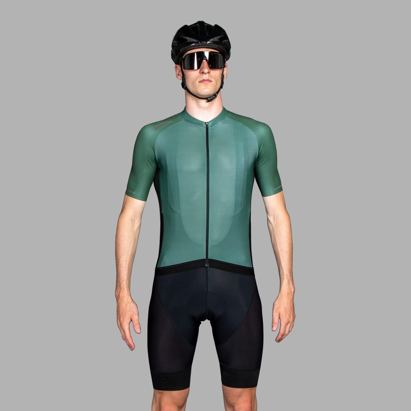 Bioracer Men's Sprinter ColdBlack Jersey - Olive - Cyclop.in