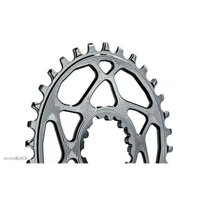 Absolute Black Oval MTB CR 1X SRAM DM BOOST148-32T - Titanium - Cyclop.in