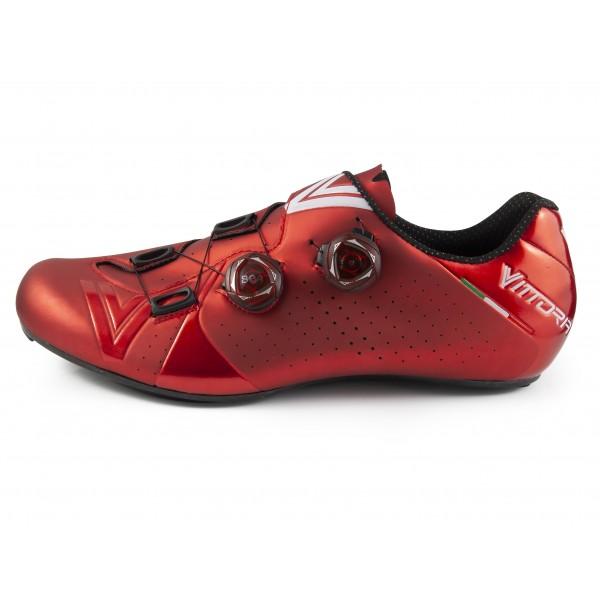 Buy Vittoria Road Cycling Shoes Carbon Sole Velar Red Online in