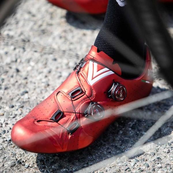 Vittoria Road Cycling Shoes Carbon Sole Velar Red - Cyclop.in